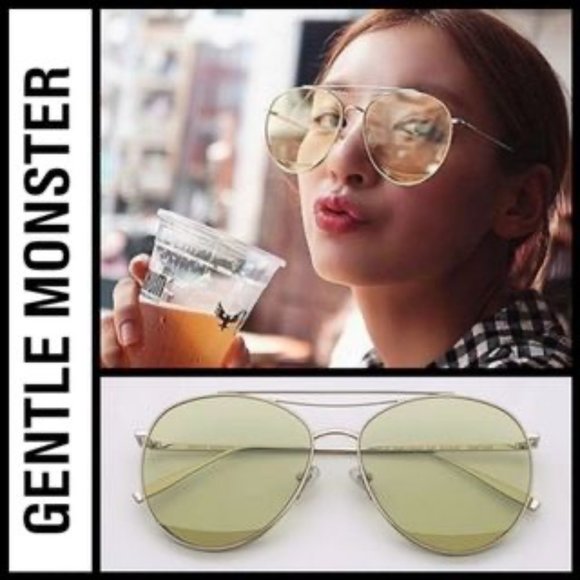 GENTLE MONSTER Odd Odd Yellow Sunglasses, Like New - Picture 6 of 6